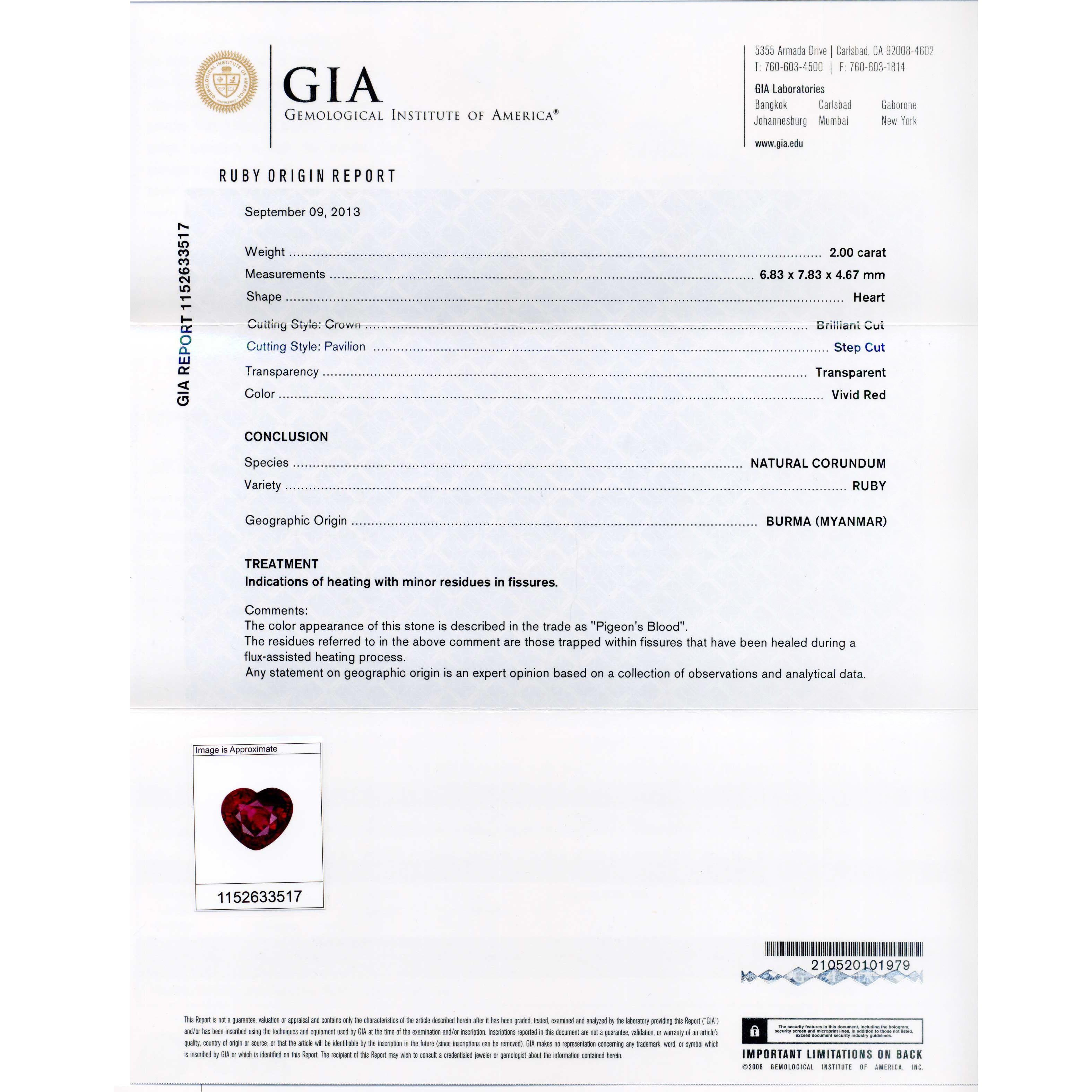 Julius Cohen 3.97 Carat GIA Certified Heart Shape Ruby and Gold Leaf Earrings In New Condition In Brooklyn, NY