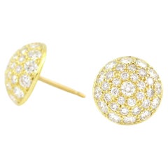 Julius Cohen Diamond Pave Dome Earrings