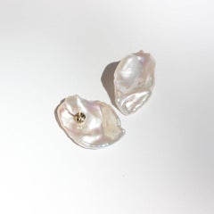 Julius Cohen Keshi Pearl Earrings