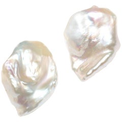 Julius Cohen Keshi Pearl Earrings