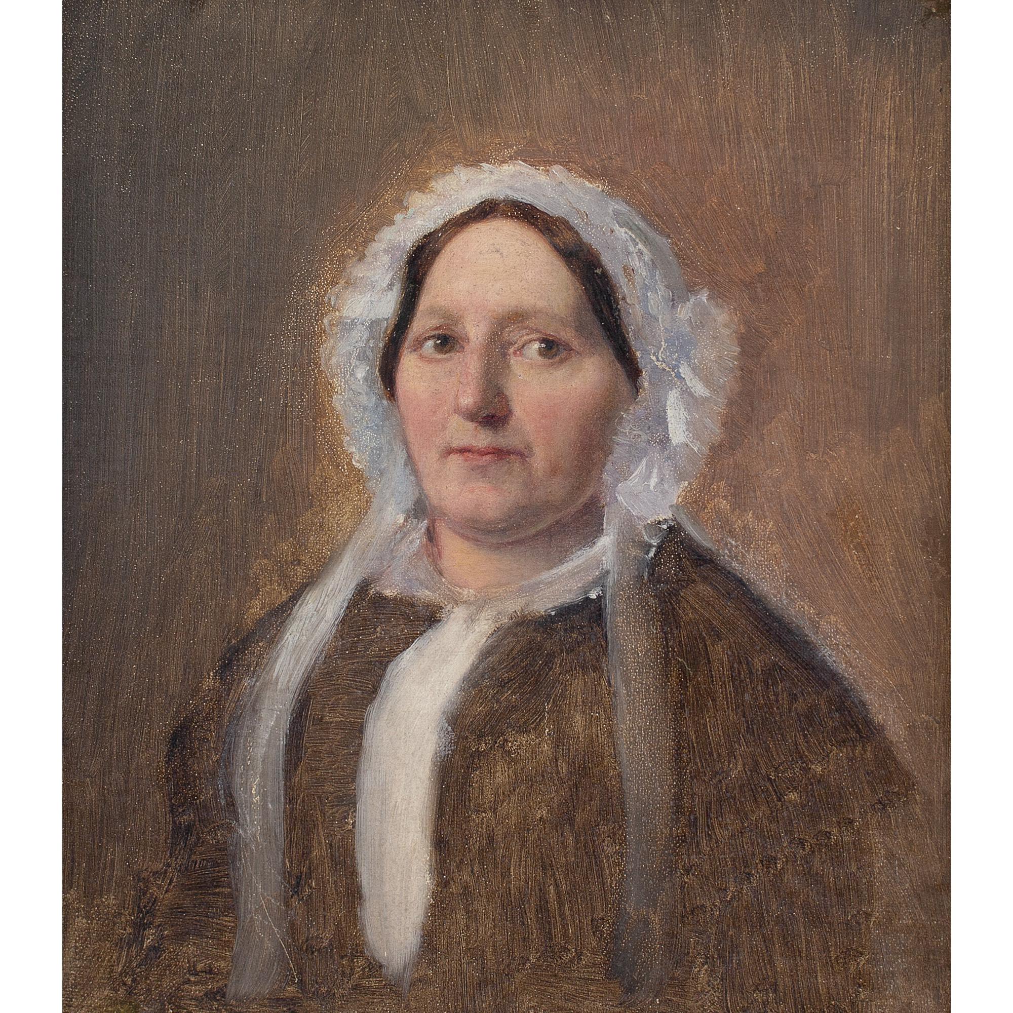 Julius Friedländer, Portrait Of The Artist’s Mother, Oil Painting  For Sale 1