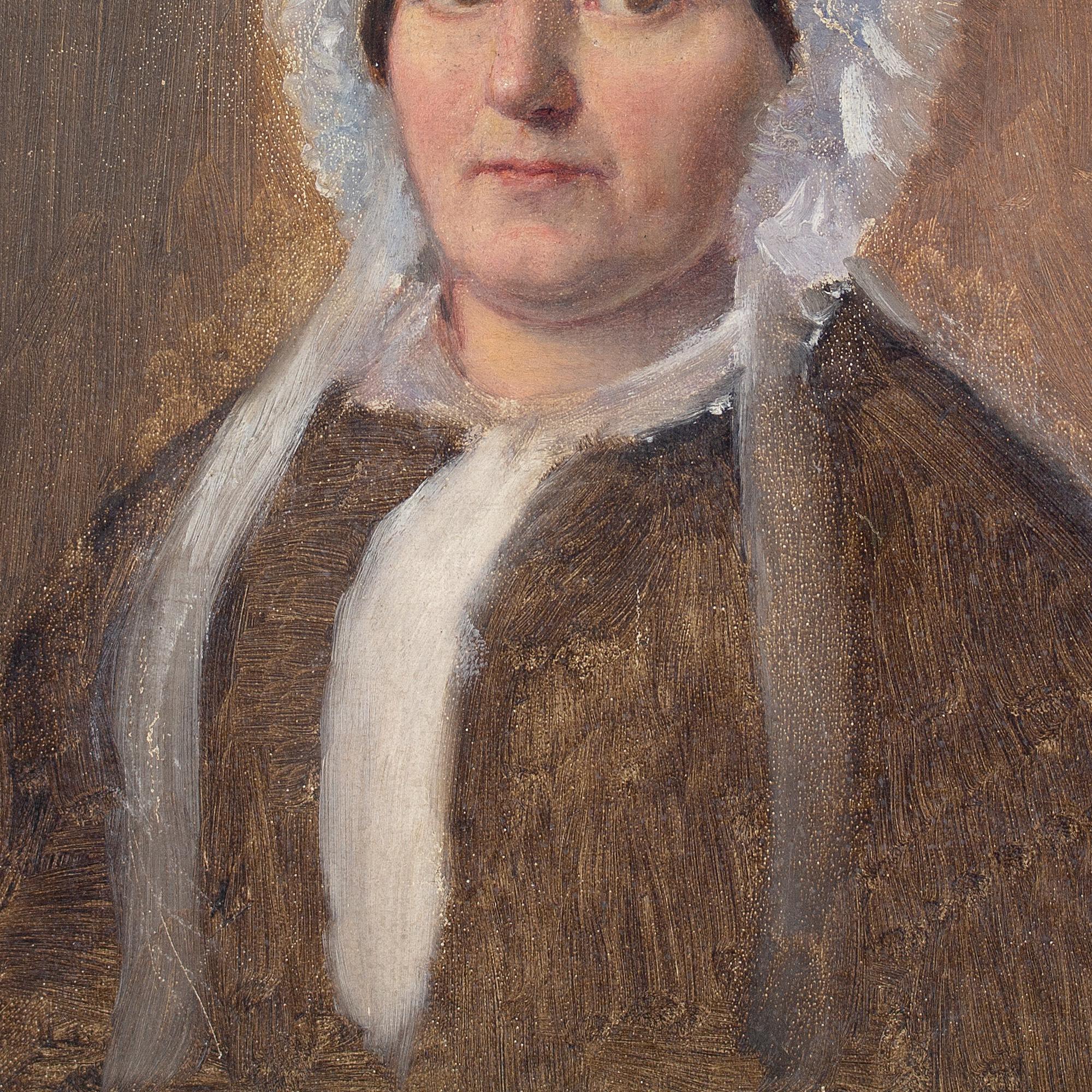 Julius Friedländer, Portrait Of The Artist’s Mother, Oil Painting  For Sale 5