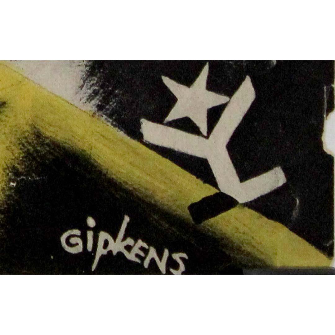 Cartel original de época para Kupferberg Gold, diseñado por Julius Gipkens en venta 2