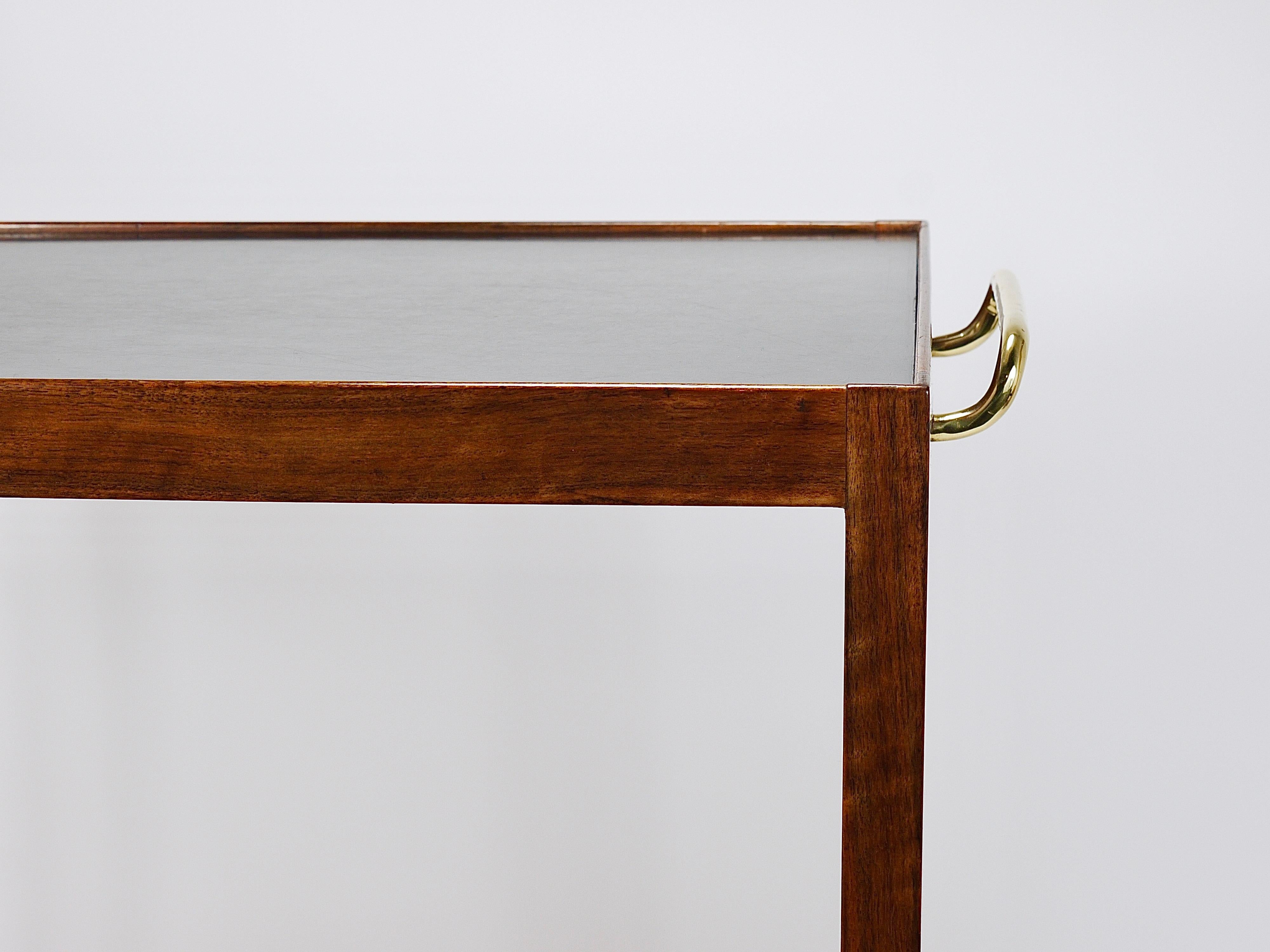 Julius Jirasek Werkstätte Hagenauer Bar Cart Serving Trolley, Vienna, 1930s 8
