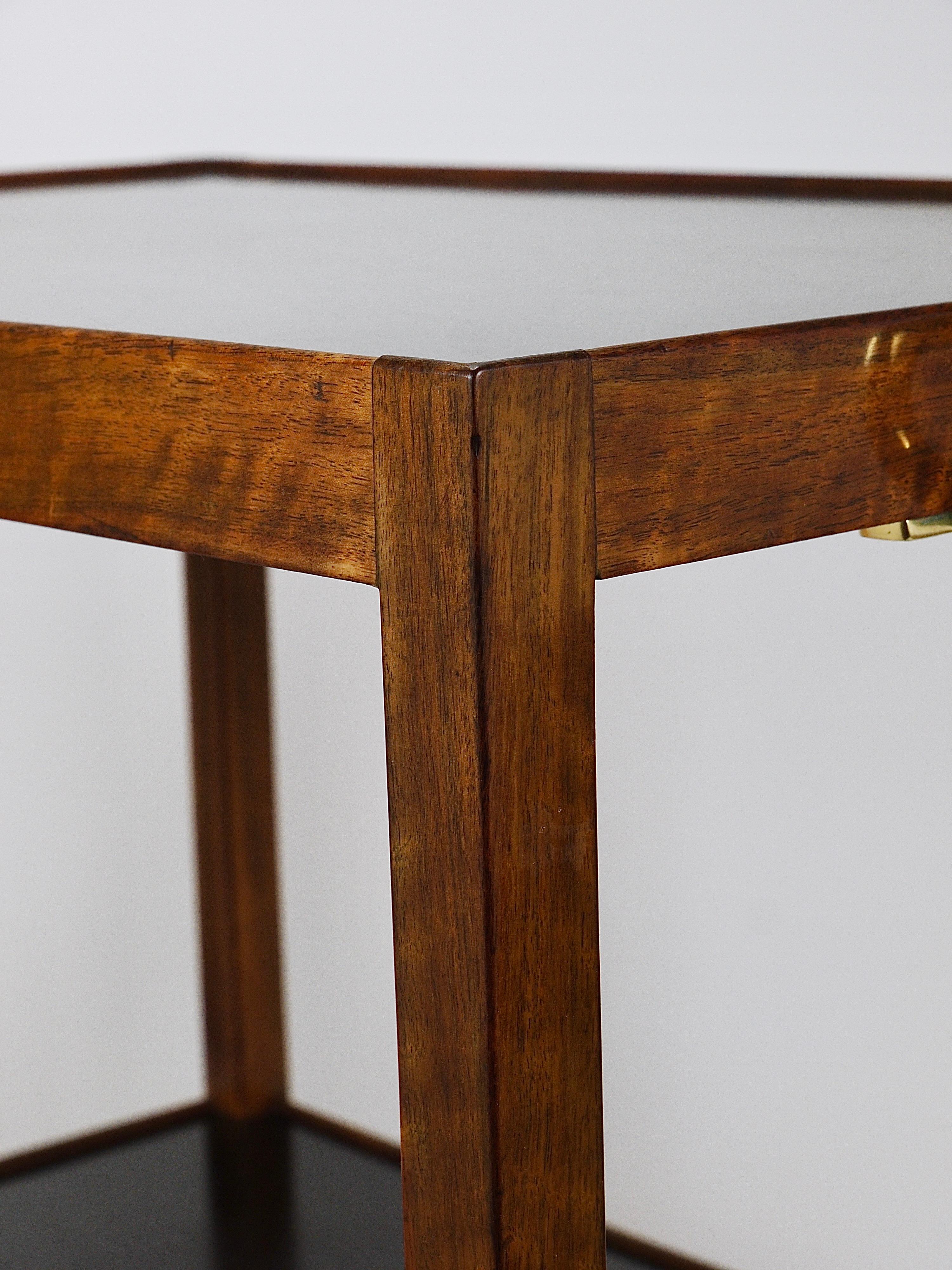 Julius Jirasek Werkstätte Hagenauer Bar Cart Serving Trolley, Vienna, 1930s 11
