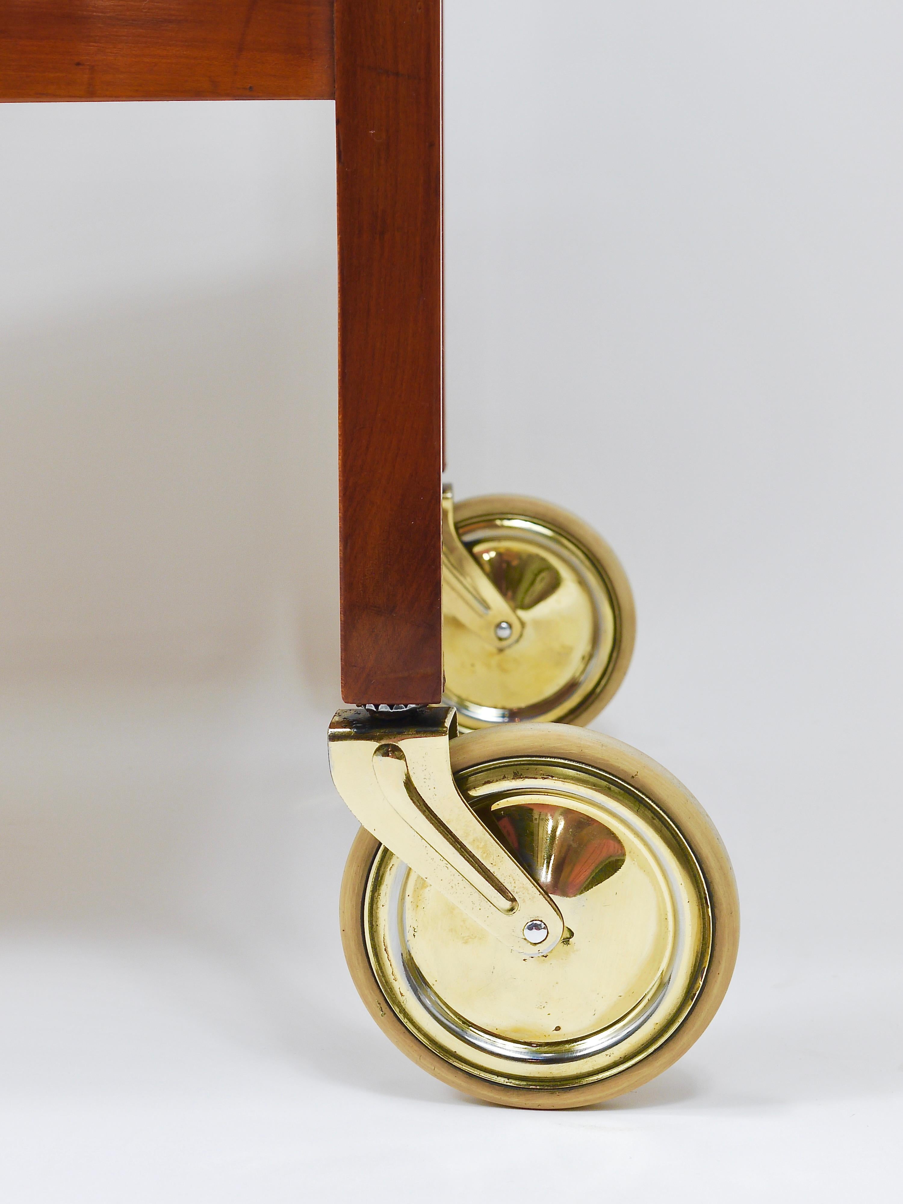 Julius Jirasek Werkstätte Hagenauer Bar Cart Serving Trolley, Vienna, 1930s For Sale 14