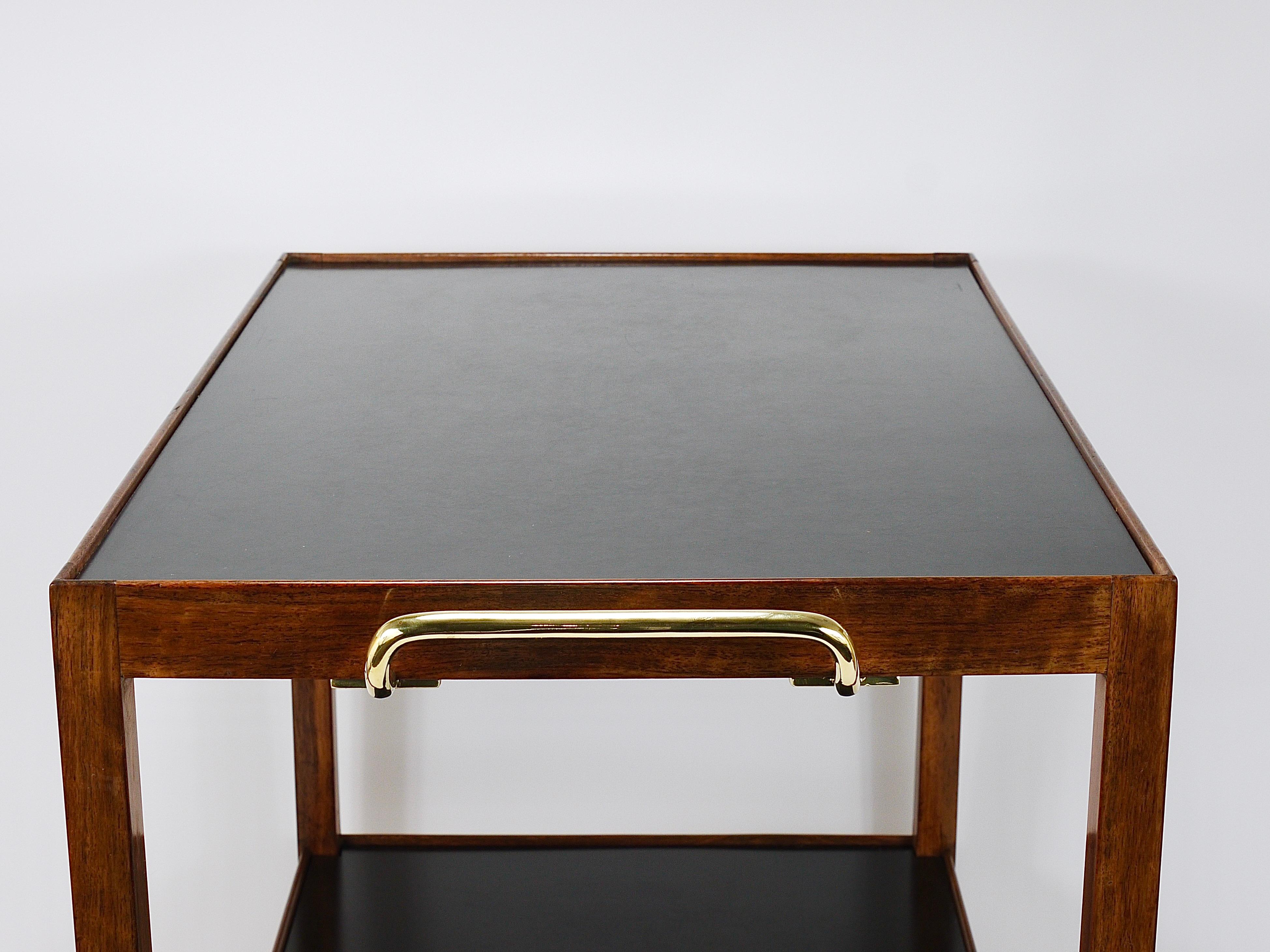 20th Century Julius Jirasek Werkstätte Hagenauer Bar Cart Serving Trolley, Vienna, 1930s