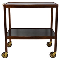 Julius Jirasek Werkstätte Hagenauer Bar Cart Serving Trolley, Vienna, 1930s