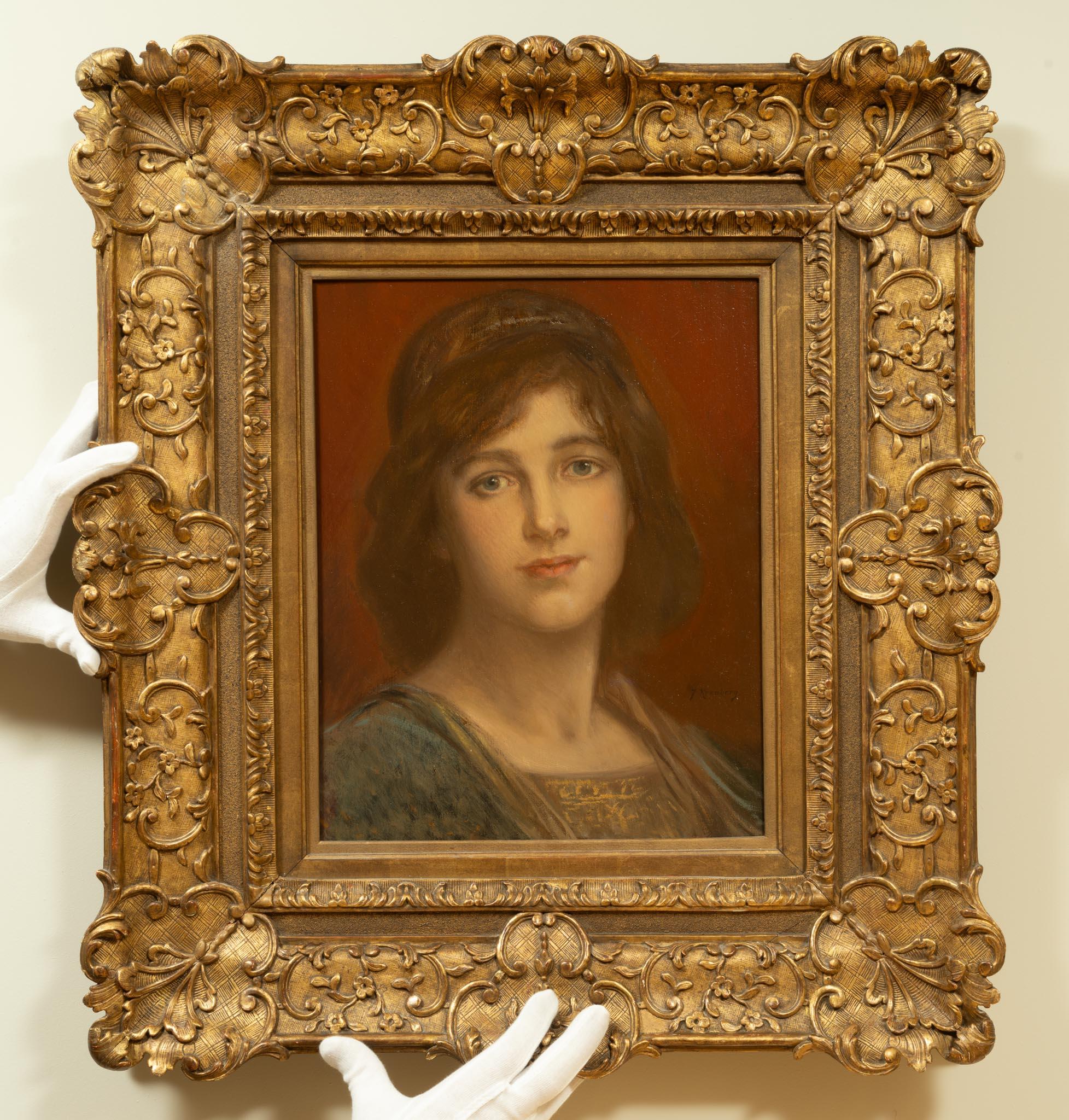 Angelica de Julius Kronberg - Une héroïne romantique de la légende de la Renaissance en vente 1