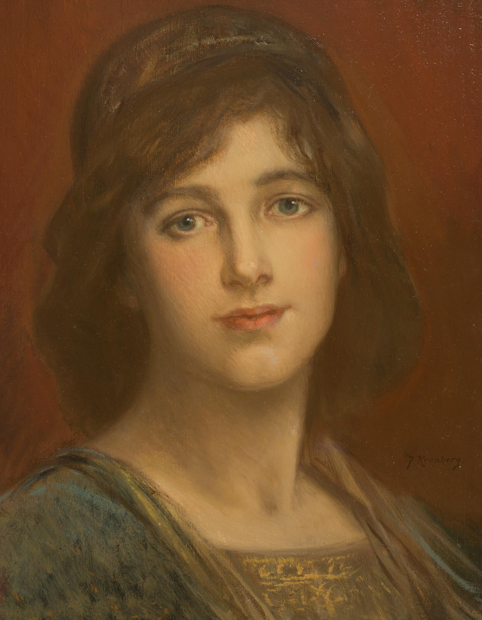 Angelica de Julius Kronberg - Une héroïne romantique de la légende de la Renaissance en vente 2