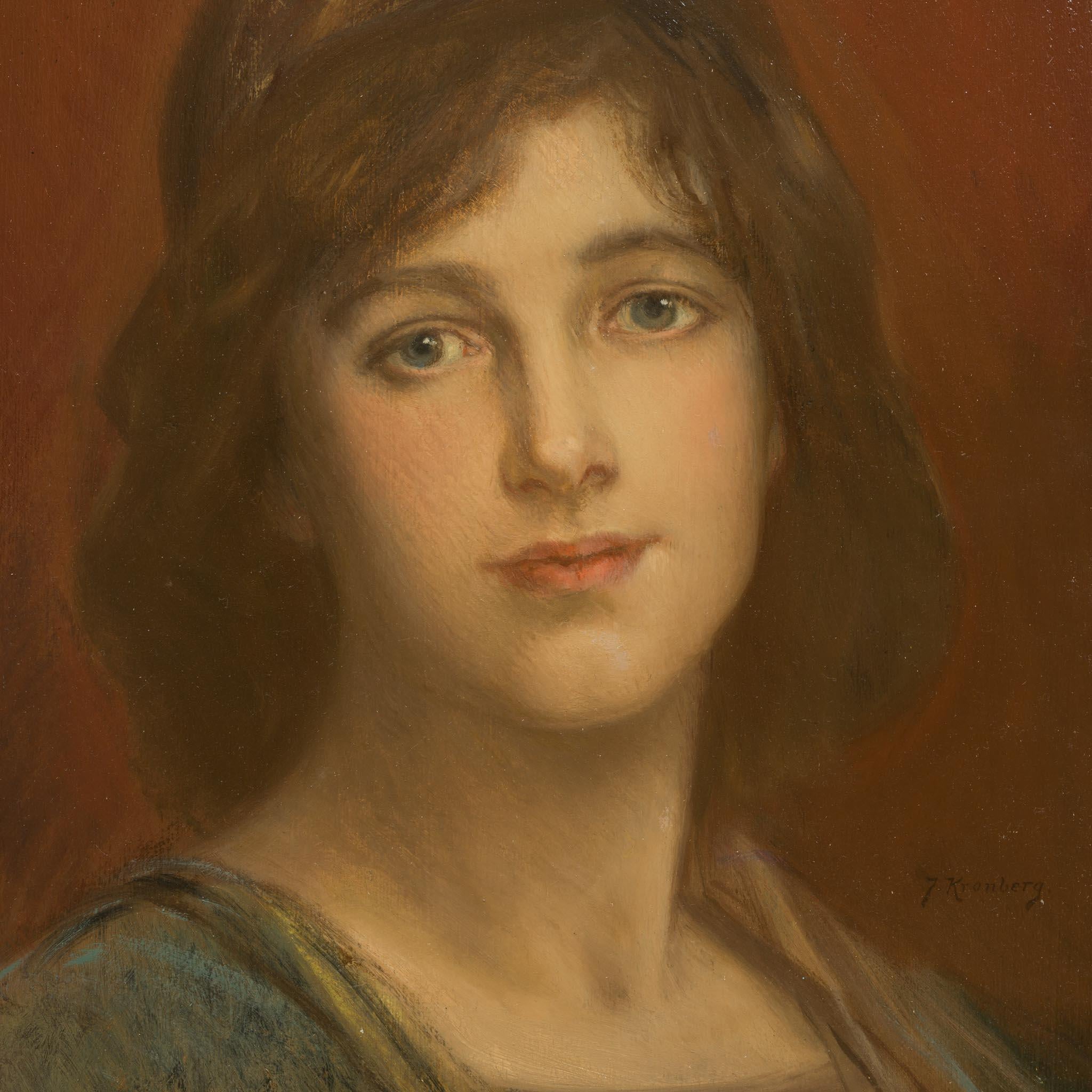 Angelica de Julius Kronberg - Une héroïne romantique de la légende de la Renaissance en vente 5