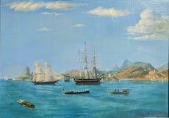 "Harbour of Rio de Janeiro, Brazil," Julius Montalant, Maritime Port Trade