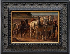 "Returning Home in the Evening Light (Quadriga)" Julius Paul Junghanns