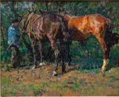 “In June (Im Juni)” By Julius Paul Junghanns dated "1913"