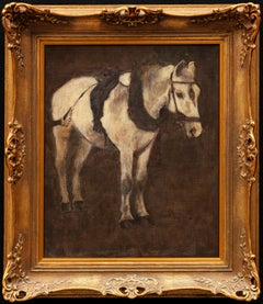 "Portrait of a Standing Horse" Julius Paul Junghanns (German, 1876-1958)