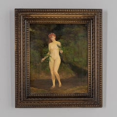 Julius Paulsen Danish Painting Oil on Canvas Framed