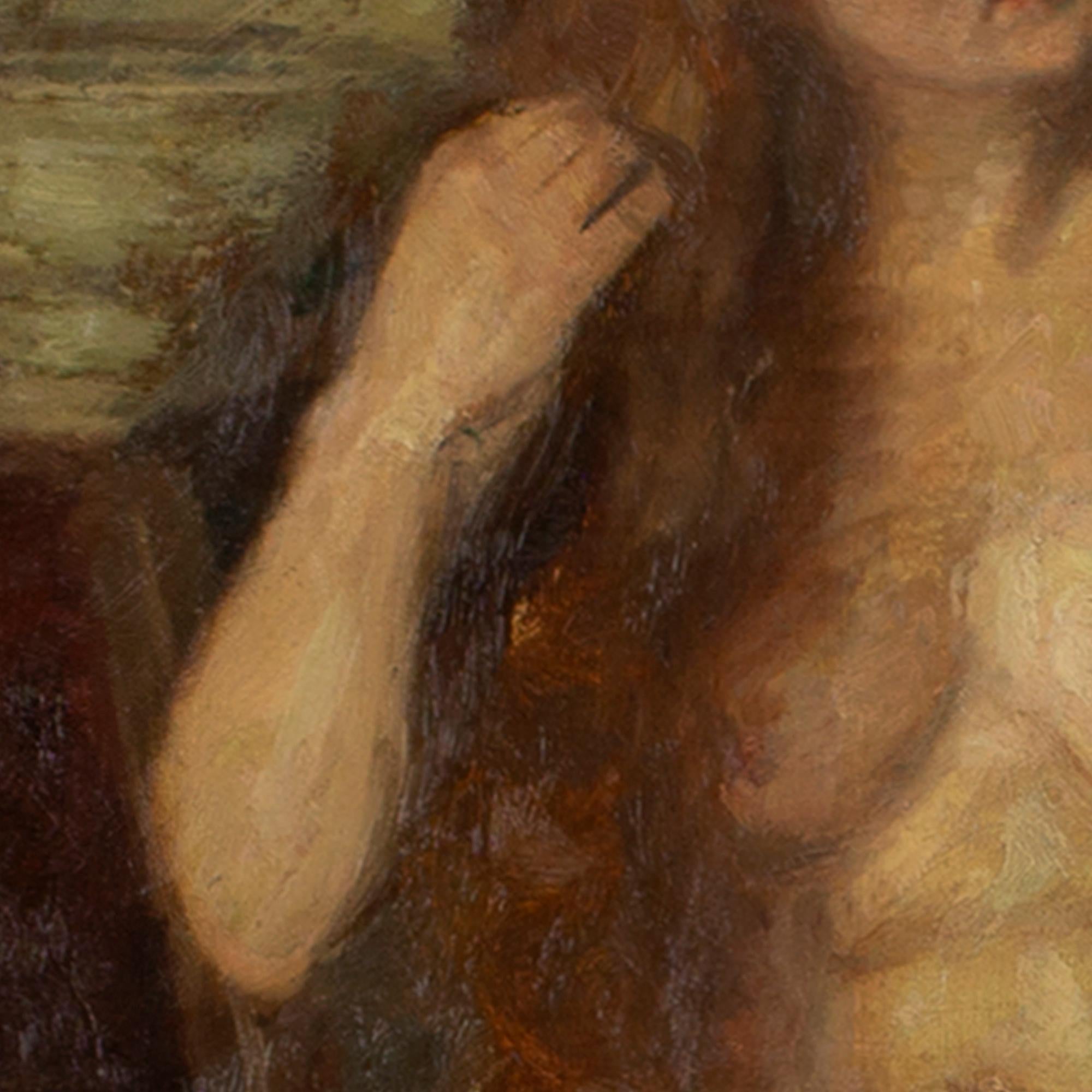 Julius Paulsen, A letto, Pittura ad olio 4