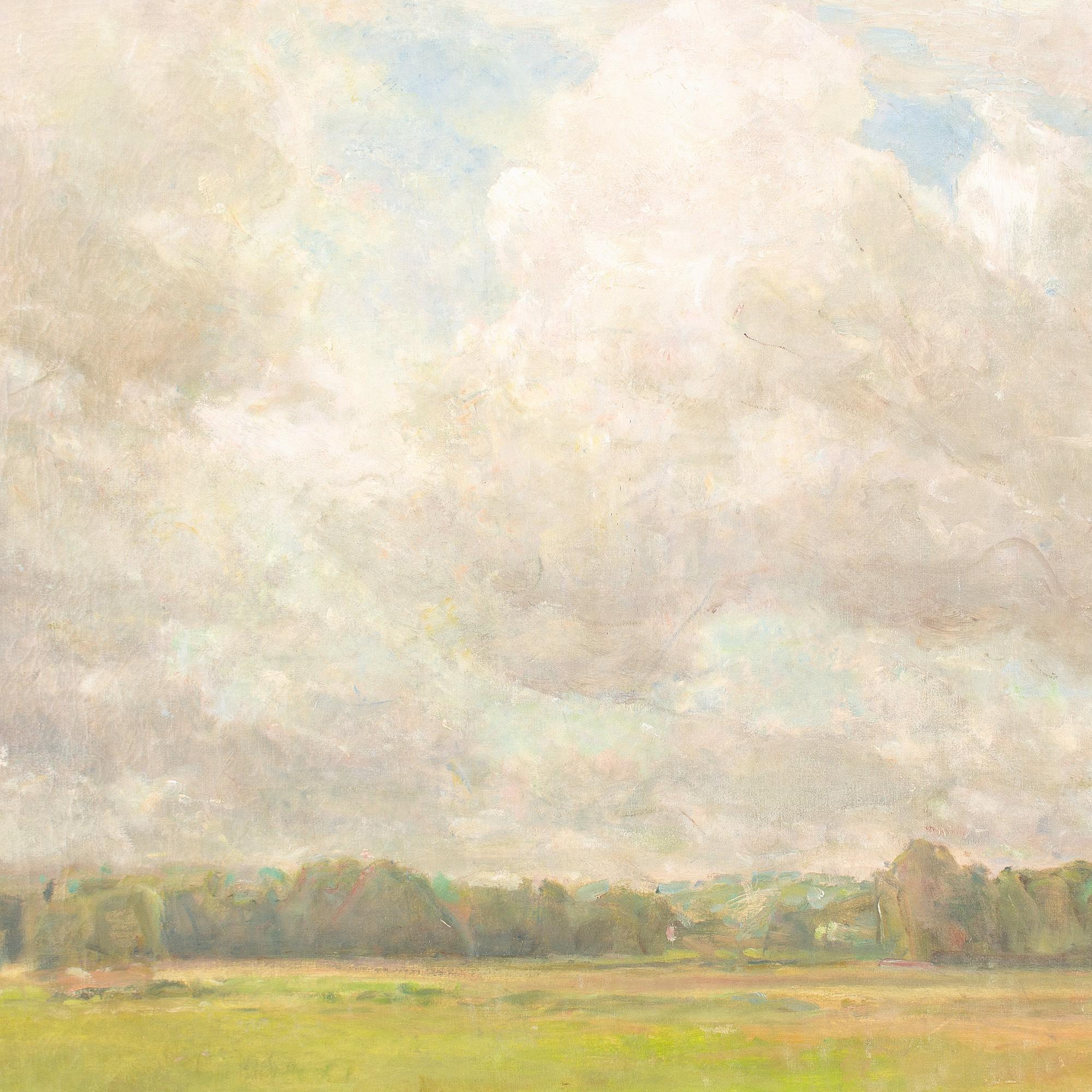 Julius Paulsen, Big Clouds, Oil Painting 4