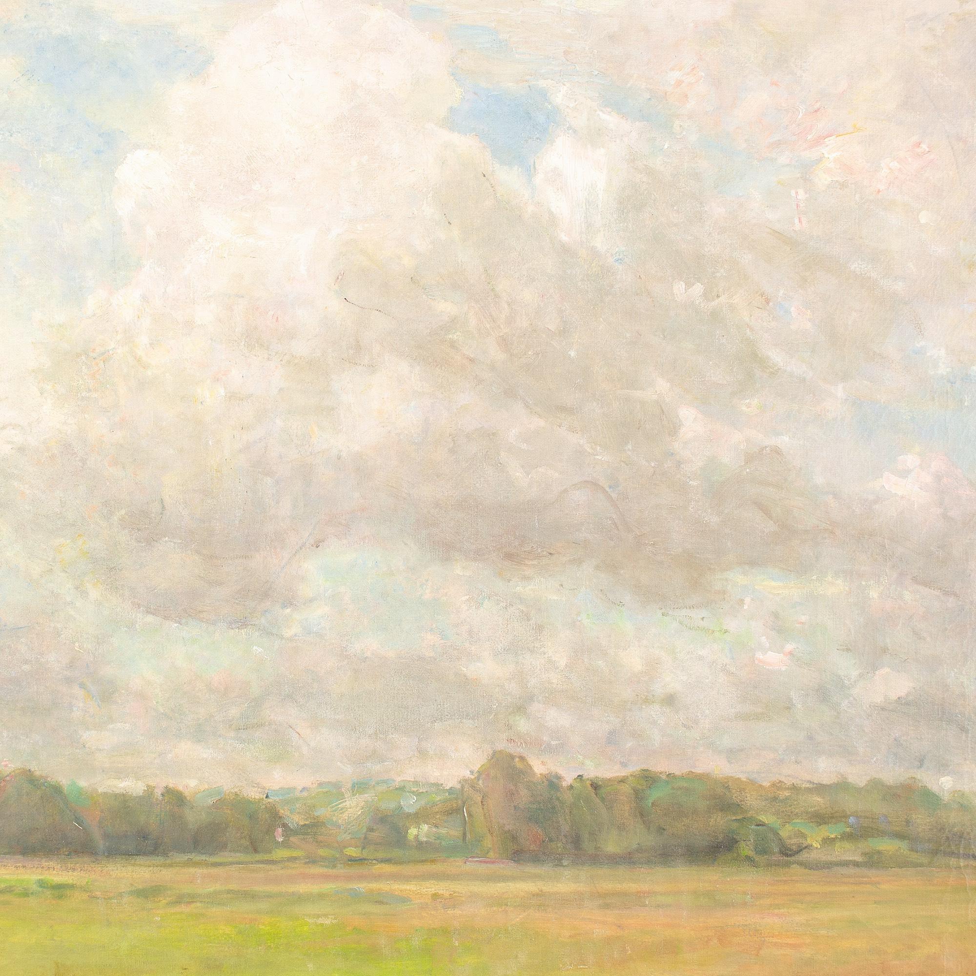 Julius Paulsen, Big Clouds, Oil Painting 5