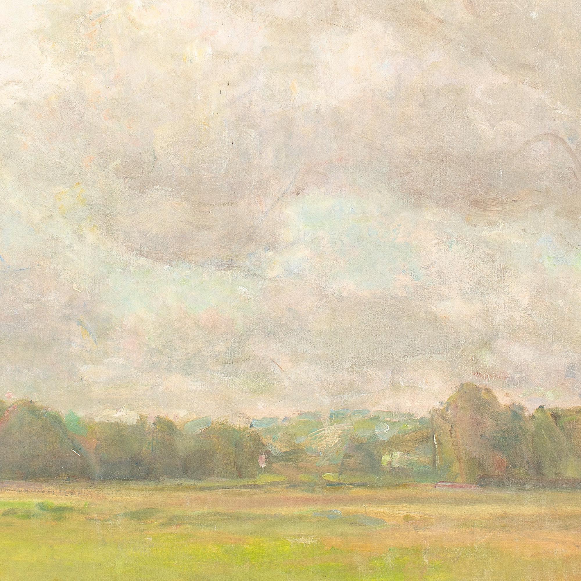 Julius Paulsen, Big Clouds, Oil Painting 6