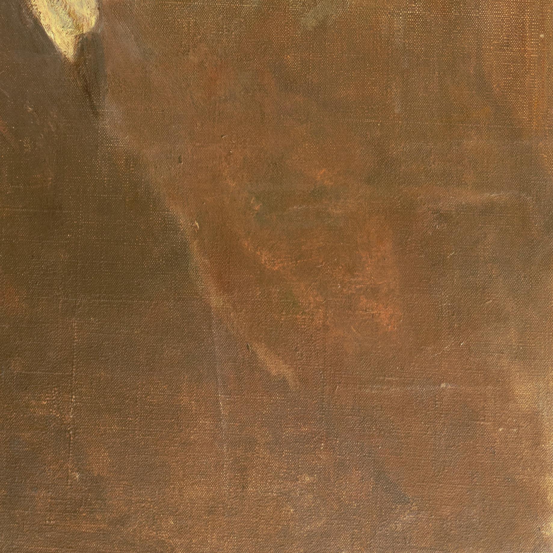 Initialed lower left, 'J.P' for Julius Paulsen (Danish, 1860-1940) and painted circa 1910.

A dramatic, early twentieth-century work by this notable Post-Impressionist painter and theorist of Modernism. Julius Paulsen first studied at Denmark's