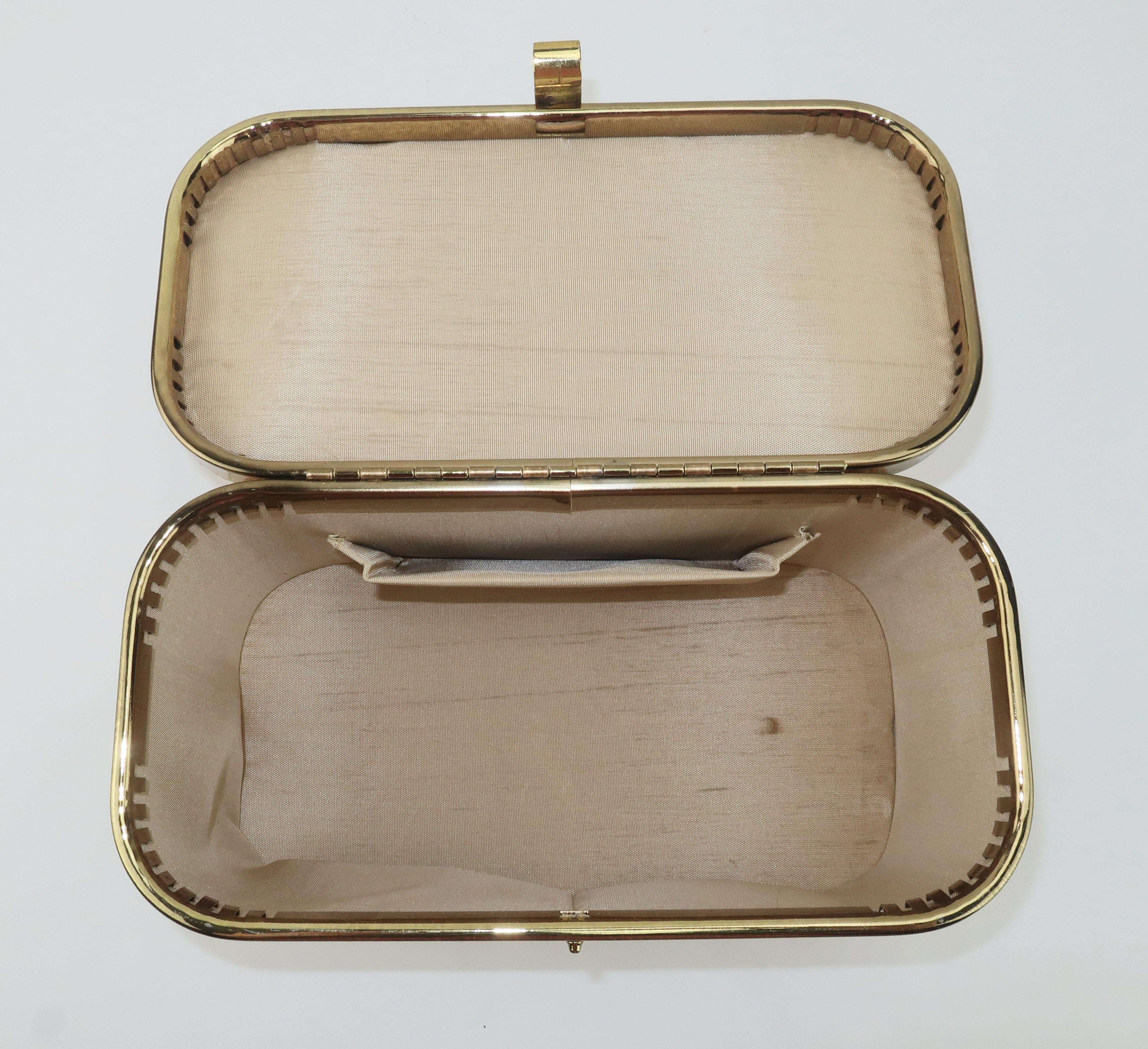 Julius Resnick Tweed Box Handbag, 1960's 3