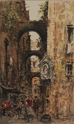 Mid Century Paris Street Scene