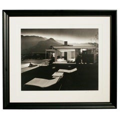 Julius Shulman "1947 Kaufman House Palms Springs" Lithograph, Signed & Numbered