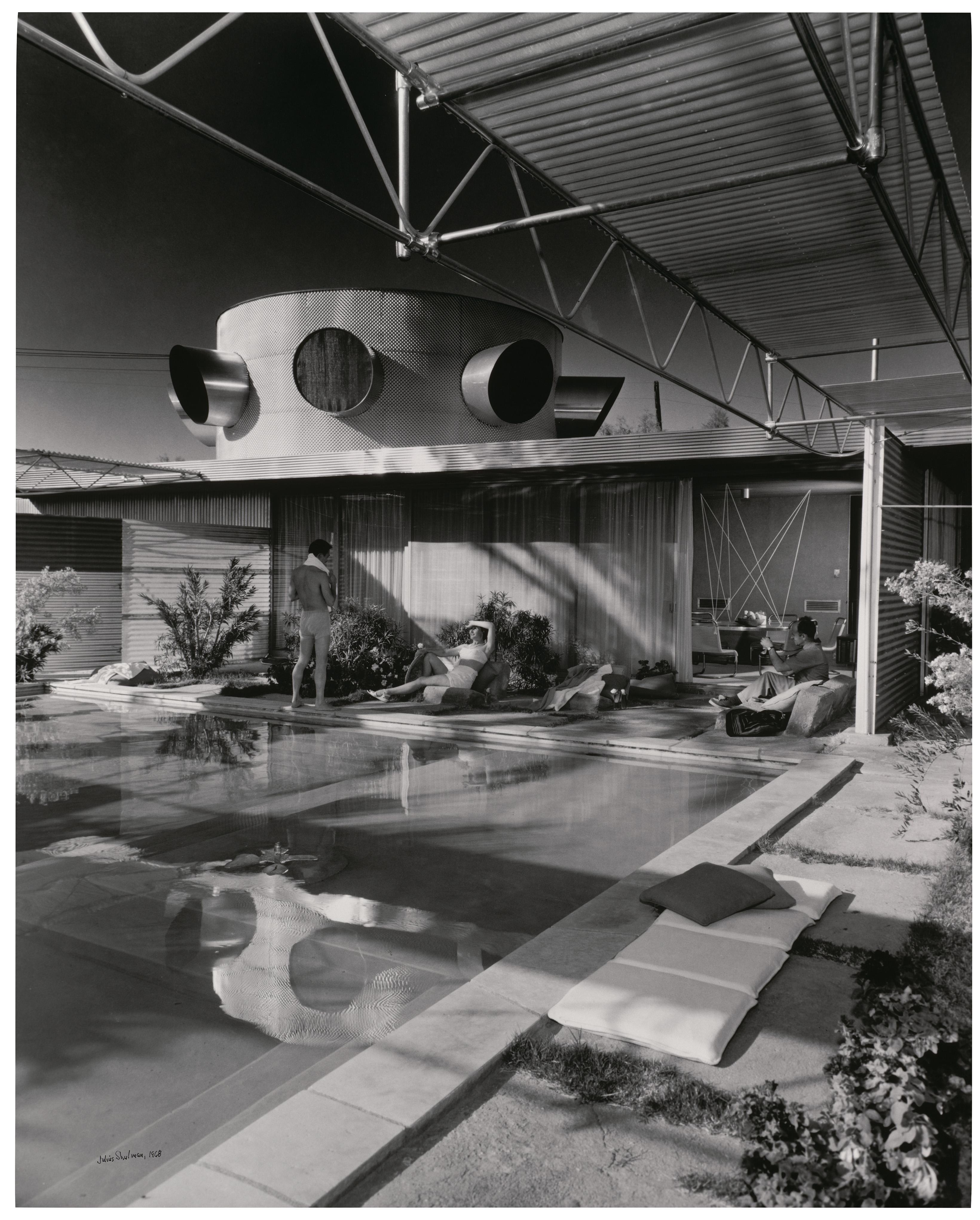 Shulman, Albert Frey Frey House, Palm Springs, CA, Black & White Photography