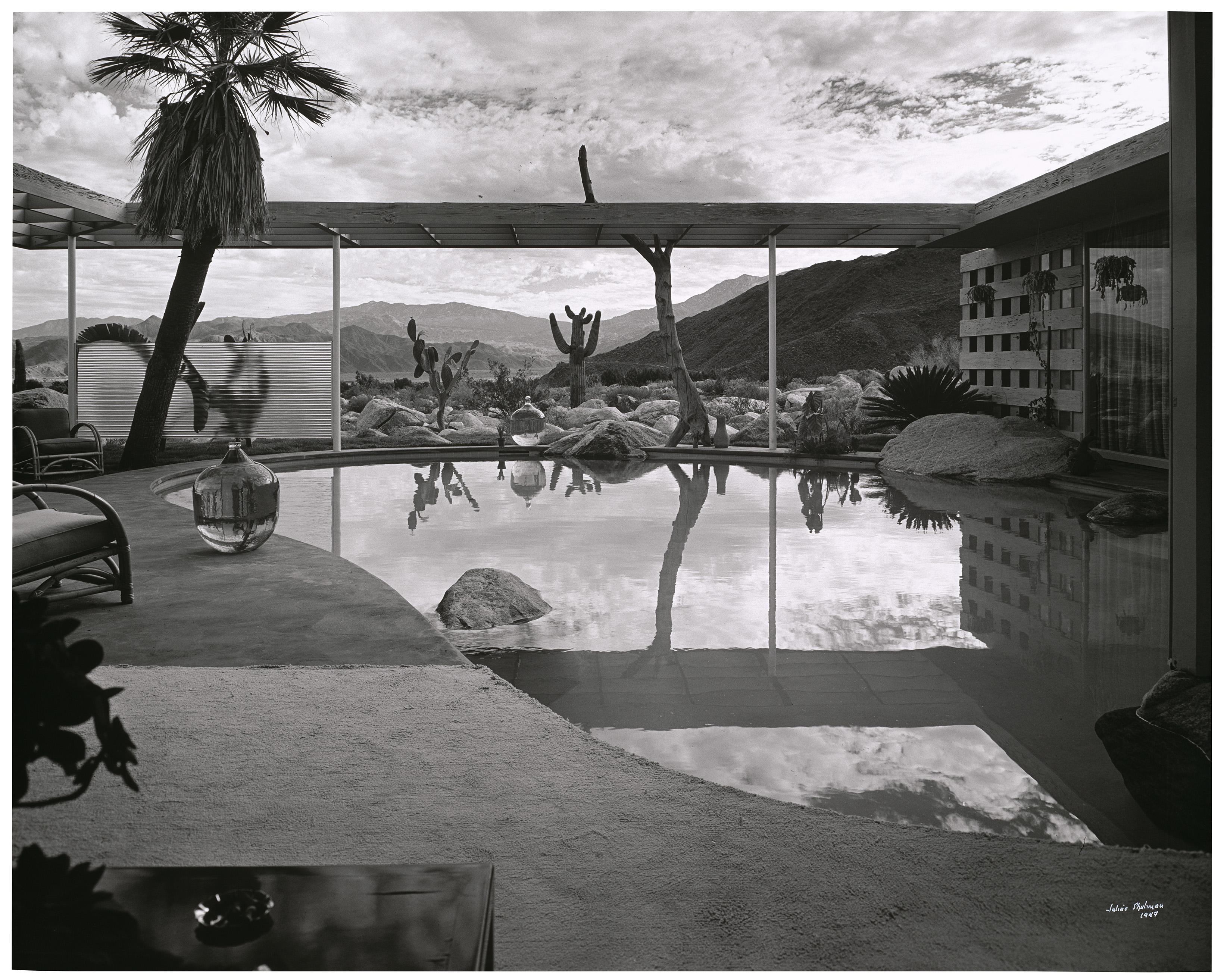 Shulman, Albert Frey Loewy House, Palm Springs, CA, Black and White Photography