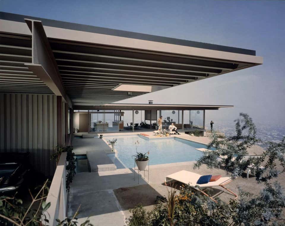 Case Study House 22, Pool, 1960