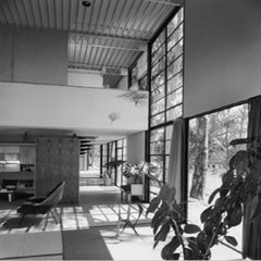 "Charles Eames Residence. Pacific Palisades, Cal. Case Study House # 8  C. Eames