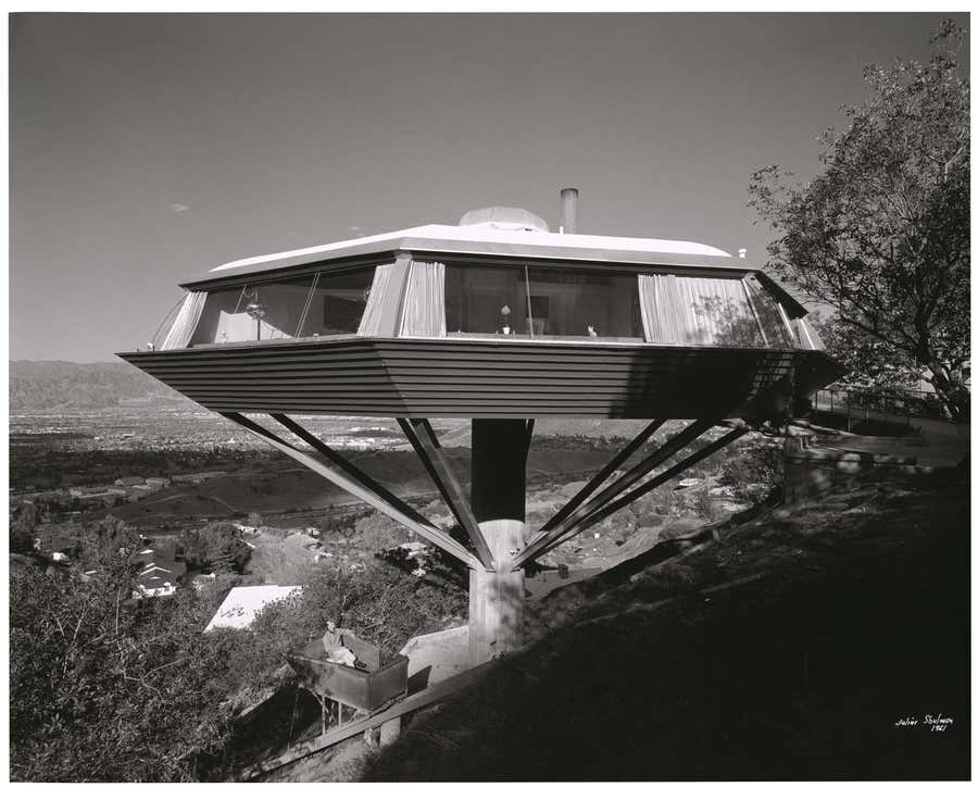 Lautner Malin Residence (Chemosphere), Hollywood, CA, Black & White Photography