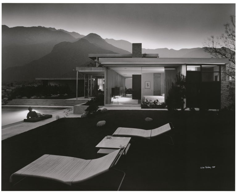 Julius Shulman Landscape Photograph - Richard Neutra Kaufman House, Palm Springs, California