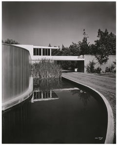 Shulman, Neutra, Von Sternberg House, Northridge, CA, Schwarz-Weiß-Fotografie