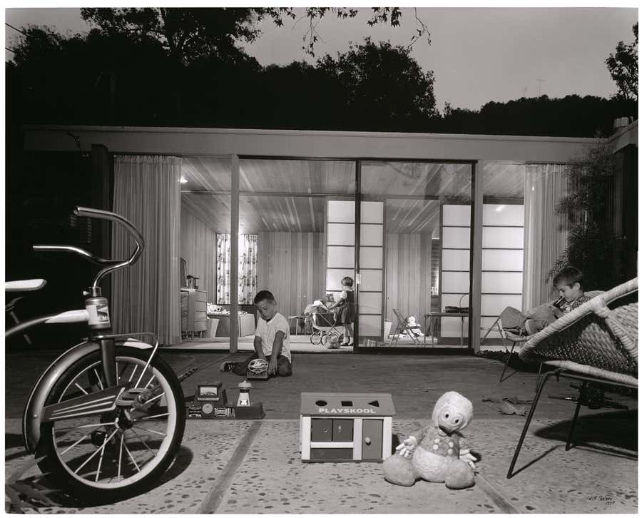 Shulman, Skinner, Skinner House, Beverly Hills, CA, Black & White Photography