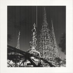 "The Watts Tower. Los Angeles, California. Simon Rodia