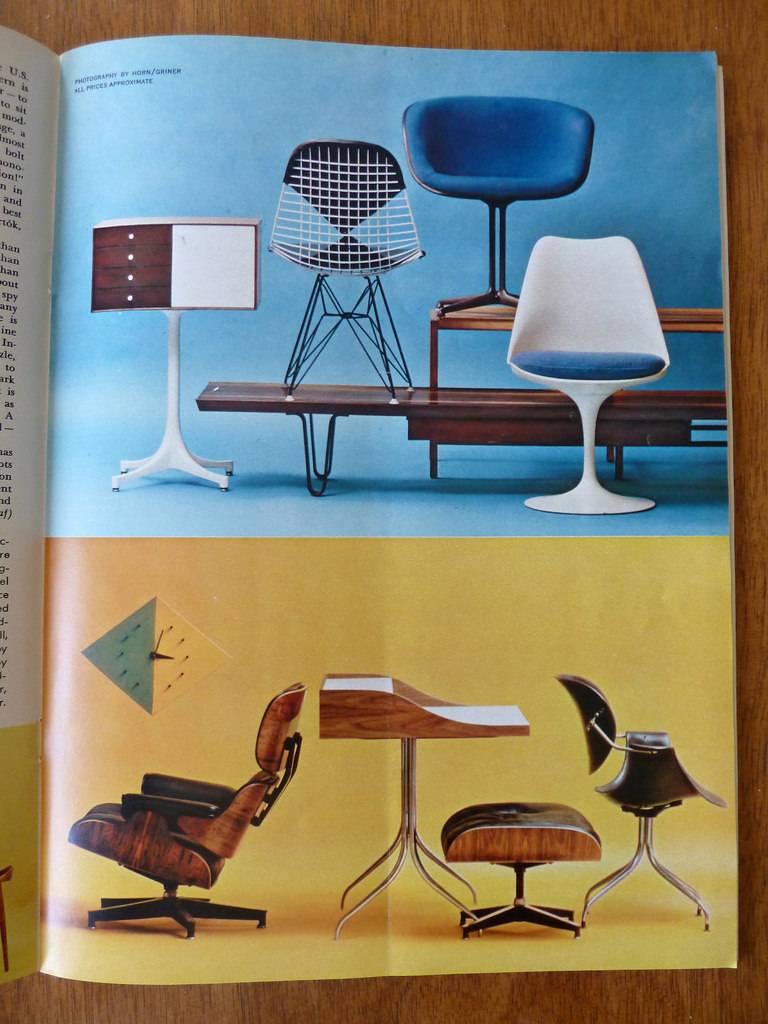 Mid-Century Modern July 1961 Playboy Magazine f/t Masters of Midcentury Design Eames Saarinen