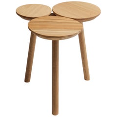 July Stool-Table in Oak by Nao Tamura