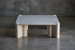 Tavolino Jumbo in marmo di Carrara di Gae Aulenti per Knoll, Italia, anni '60