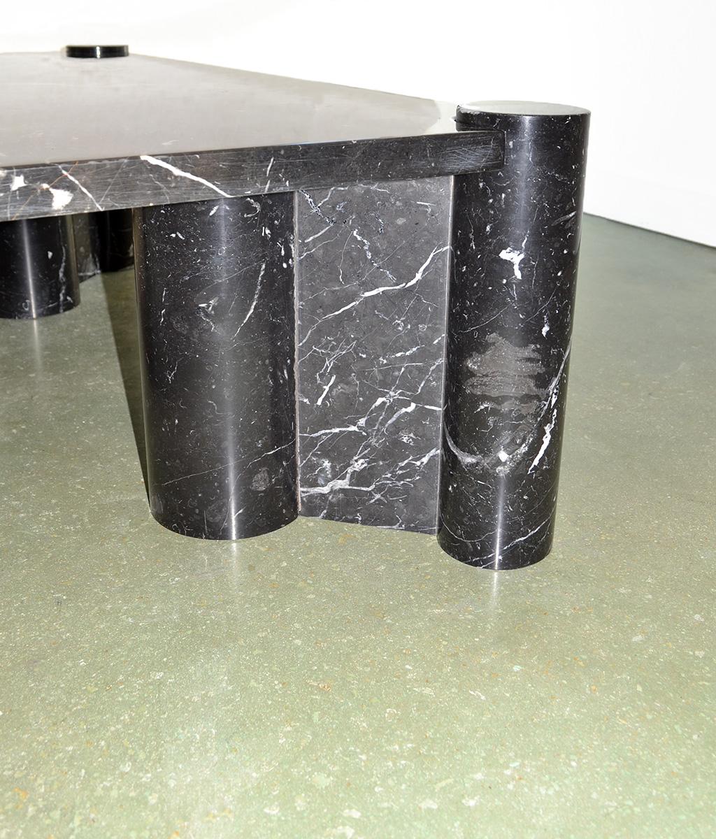 Table basse Jumbo par Gae Aulenti pour Knoll Marbre noir années 1960 en vente 1