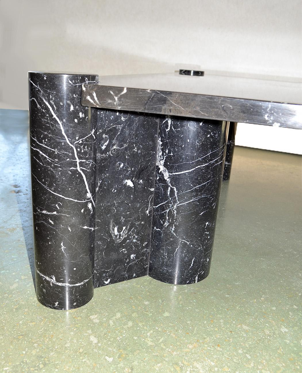 Table basse Jumbo par Gae Aulenti pour Knoll Marbre noir années 1960 en vente 2