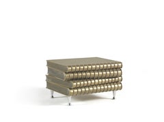 21st Century Book Side Table in Wood