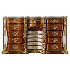 Stone Case Pieces and Storage Cabinets