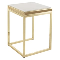 21st Century Dedalus Side Table in Brass