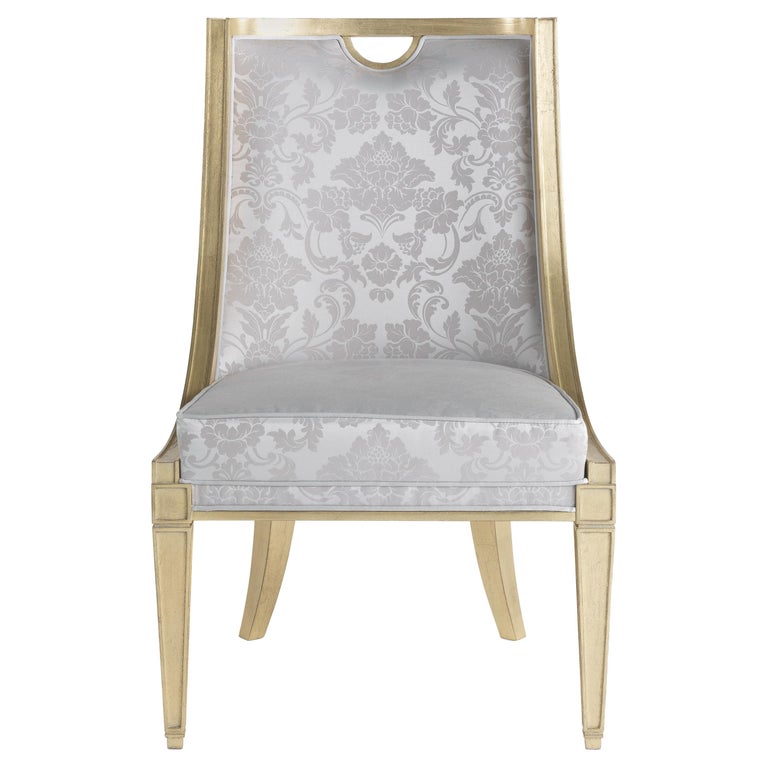 Jumbo Collection Fragonard Chair in Wood and Fabric For Sale