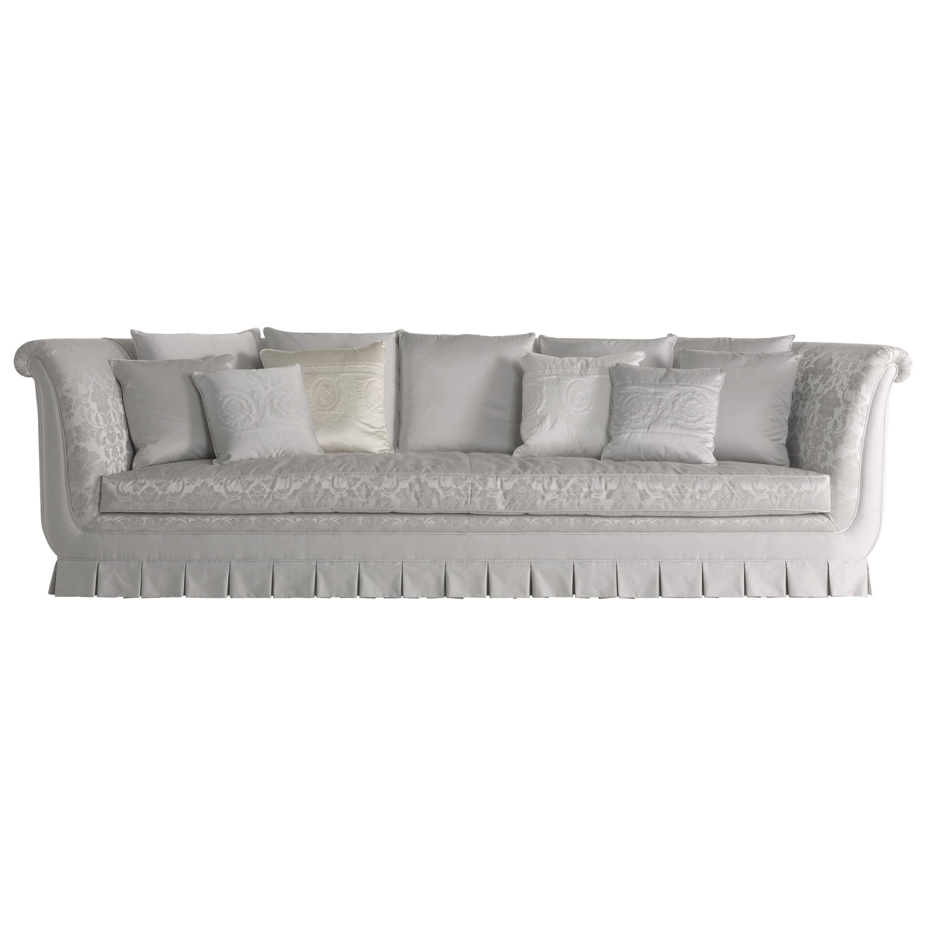 21st Century Jasperware 3-Seater Sofa in Fabric For Sale
