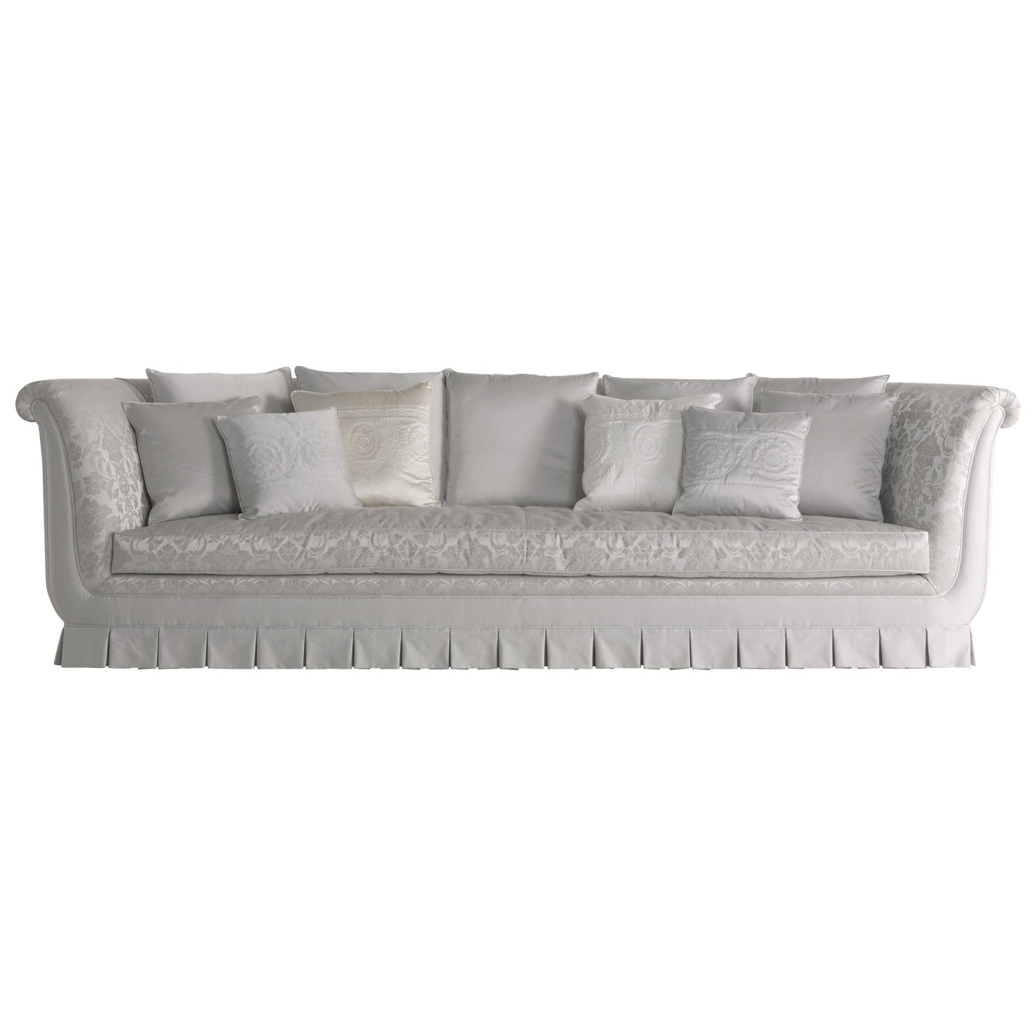 Jumbo Collection Pleasure Round Sofa in Wood and Velvet For Sale at 1stDibs