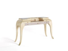 Table de coiffeuse Madeleine du 21e siècle en bois