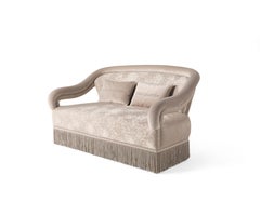 Canapé à 2 places Pegaso du 21ème siècle en tissu